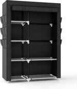 VTRIN Wardrobe Closet, 41.7 Inch Wide Portable Closets for Hanging Clothes with ... - Image 6