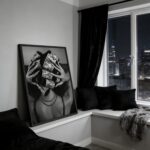 Framed Black and White Fashion Canvas Wall Art Luxury Feminist Picture Wall Deco... - Image 6