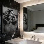 Framed Black and White Fashion Canvas Wall Art Luxury Feminist Picture Wall Deco... - Image 7