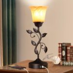 Touch Control Table Lamp with 2 USB Charging Ports, 3-Way Dimmable Bedside Night... - Image 3