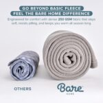 Bare Home Polar Fleece Blanket - Throw - Dark Blue - Warm & Cozy - Premium Fleec... - Image 6