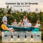 Brightown Outdoor String Lights - Waterproof Globe Patio Lights 35 Ft with 30 G4... - Image 3