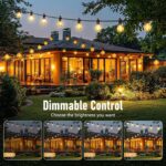 Brightown Outdoor String Lights - Waterproof Globe Patio Lights 35 Ft with 30 G4... - Image 4