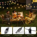 Brightown Outdoor String Lights - Waterproof Globe Patio Lights 35 Ft with 30 G4... - Image 7