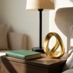 Abstract Gold Knot Sculpture, Modern Geometric Infinity Loop Tabletop Decor for ... - Image 7