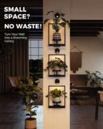 Bamworld Hanging Planters for Indoor Plants Wall Decor Living Room Plant Stand I... - Image 4