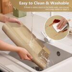 Heat-Resistant Placemats for Dining Table, Washable PVC Woven Vinyl Table Mats, ... - Image 6
