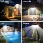 daphino 2500LM Solar Lights Outdoor with Motion Sensor,3 Head 270° Wide Angle St... - Image 8