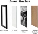 8.5x11 Picture Frames Set of 3, Shatter-Resistant Glass Display Certificate or P... - Image 4