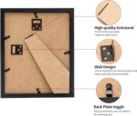 8.5x11 Picture Frames Set of 3, Shatter-Resistant Glass Display Certificate or P... - Image 5