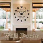 VANGOLD Large Wall Clocks for Living Room Decor, Decorative Wall Clocks Battery ... - Image 3