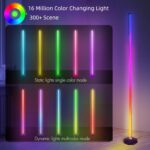 LED RGB Corner Lamp - Smart RGB LED Corner Floor Lamp Adjustable Height with 16 ... - Image 5
