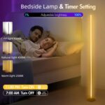 LED RGB Corner Lamp - Smart RGB LED Corner Floor Lamp Adjustable Height with 16 ... - Image 7