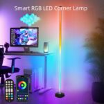 LED RGB Corner Lamp - Smart RGB LED Corner Floor Lamp Adjustable Height with 16 ... - Image 9