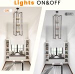 WJShome 12-Light Modern Chandelier, Large Chandeliers for High Ceilings, Farmhou... - Image 5