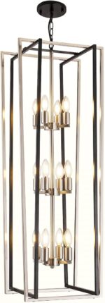 WJShome 12-Light Modern Chandelier, Large Chandeliers for High Ceilings, Farmhou... - Image 7