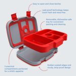 Bentgo Kids Prints Leak-Proof, 5-Compartment Bento-Style Kids Lunch Box - Ideal ... - Image 6