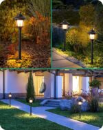 EDISHINE Low Voltage Landscape Lighting, 12V 3W 120LM 3000K Seed Glass Outdoor L... - Image 7