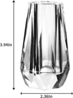 kitCom Flower Vase, Modern Mini Crystal Vase, Lead-Free Flower Vase, European Cr... - Image 6