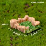 8 Pcs Fairy Garden Accessories Outdoor Resin Miniature Bridge Figurines Mini Lig... - Image 5