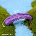8 Pcs Fairy Garden Accessories Outdoor Resin Miniature Bridge Figurines Mini Lig... - Image 10