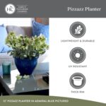 The HC Companies 12 Inch Pizzazz Round Planter Pots with Ceramic Look, Lightweig... - Image 4