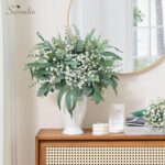 Serwalin 180 Pcs 7 Kinds Mixed Artificial Eucalyptus Greenery Stems Bulk, Baby B... - Image 7