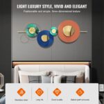 LJSCLDF Large Metal Wall Art Decor for Living Room, Modern Luxury Gold Wall deco... - Image 5