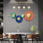 LJSCLDF Large Metal Wall Art Decor for Living Room, Modern Luxury Gold Wall deco... - Image 6