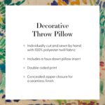Society6 Throw Pillow with Insert, Designed by Burcu Korkmazyurek, Decorative Cu... - Image 4