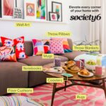 Society6 Throw Pillow with Insert, Designed by Burcu Korkmazyurek, Decorative Cu... - Image 7