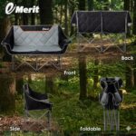 EMERIT Oversized Fully Padded Camping Chair, Heavy Duty 650LB Folding Camping Lo... - Image 4