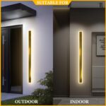 2 Pack 60 inch Modern Outdoor Wall Light, Outdoor Garage Wall Mount Lights, Mode... - Image 4