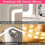 ROLOVE Large Vanity Mirror with Lights, 22"x17" Lighted Makeup Mirror for Desk, ... - Image 8