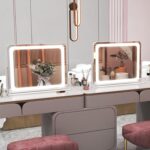 ROLOVE Large Vanity Mirror with Lights, 22"x17" Lighted Makeup Mirror for Desk, ... - Image 9