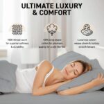 Luxury Egyptian Cotton Queen Size Sheet Set - 1000 Thread Count 6 Piece Queen Sh... - Image 4