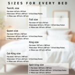 Luxury Egyptian Cotton Queen Size Sheet Set - 1000 Thread Count 6 Piece Queen Sh... - Image 9