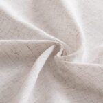 MIULEE Natural White Linen Curtains 84 Inch Long for Bedroom Living Room, Soft T... - Image 9