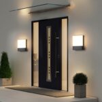 Modern Outdoor Led Wall Light, 24W 3000K Wall Porch & Patio Light,Exterior Hardw... - Image 3