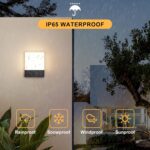Modern Outdoor Led Wall Light, 24W 3000K Wall Porch & Patio Light,Exterior Hardw... - Image 4