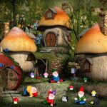 Jetec Gnomes Fairy Resin Statues Miniature Garden Accessories Mini Dwarf Figurin... - Image 5