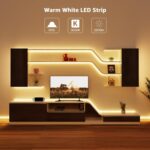 Lepro LED Strip Light, 32.8Ft Dimmable Vanity Lights, 3000K Super Bright LED Tap... - Image 4