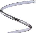 JONATHAN Y 19.75" Chrome Modern Scribble Dimmable Integrated LED Table Lamp, 3-W... - Image 5