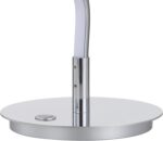 JONATHAN Y 19.75" Chrome Modern Scribble Dimmable Integrated LED Table Lamp, 3-W... - Image 6