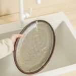 Ceramic Large Serving Platters- Set of 3 Oval Platters for Entertaining. Modern ... - Image 8