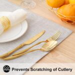 homing Cotton Linen Placemats Set of 6, Cloth Washable Farmhouse Dining Table Ma... - Image 5