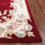 Handmade Royal Aubusson Wool Area Rug – Luxury Traditional Carpet, Space-Dyed Pr... - Image 4
