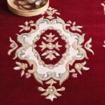 Handmade Royal Aubusson Wool Area Rug – Luxury Traditional Carpet, Space-Dyed Pr... - Image 5