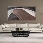 TAIJXAGSG Large Abstract Wall Art For Living Room Pints Black And White Canvas A... - Image 7