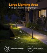 LUTEC 12V Low Voltage Pathway Lights, Die-cast Aluminum Pathway Lights with Conn... - Image 5